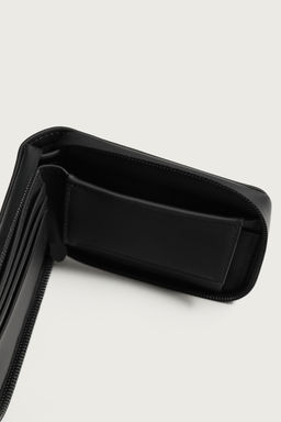 CARTERA CREMALLERA ENGOMADA / Negro - Zara фото 4