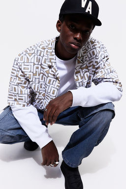Camisa resort estampada Oversized Fit