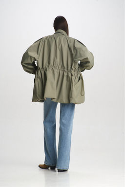 Куртка-реглан на кулиске Olive
