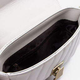 Сумка-мессенджер на клапане, цвет белый - Simaland фото 3