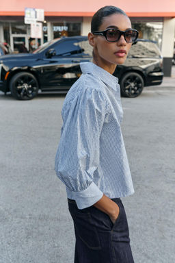 Z1975 LONG DENIM BERMUDA SHORTS - Zara фото 6