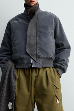 TEXTURED BOMBER JACKET X SR_A - Zara фото 5