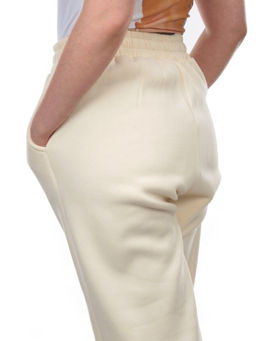 M077 BEIGE Брюки спортивные женские на флисе (100% хлопок) 7986 - Fashion фото 5