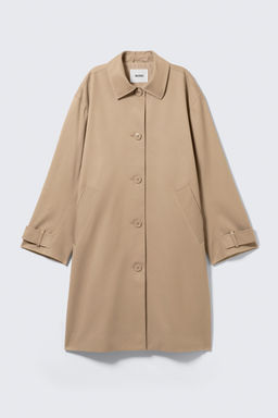 Gabardina de corte relajado