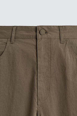 PANTAL?N CURVED FIT / Khaki - Zara фото 9