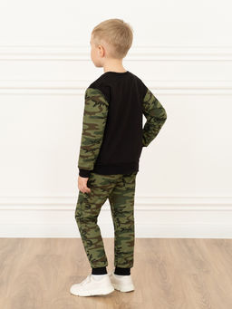 Костюм для малышей хакичерный вертолет