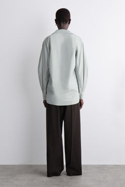 CAMISA REDONDEADA DE ALGOD?N PIMA - H&m фото 7