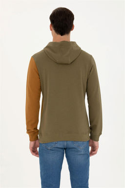 U. S. Polo Assn Мужской свитшот цвета хаки - U.s. polo assn фото 13