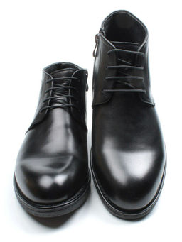 01-H9057-B17-SW3 BLACK Ботинки демисезонные мужские (натуральная кожа) - Фабричный китай фото 11