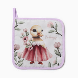 Прихватка Доляна Уточка 17х17 см, 35% хл, 65% пэ, ватин 250 г/м2  фото 7