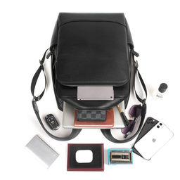 Рюкзак мужской, кожа, MIRONPAN 29571 Черный  фото 6