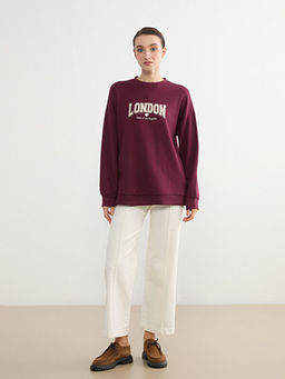 London Bask?l? Soft Touch Kad?n Sweatshirt Tunik