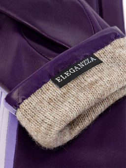 Перчатки женские ш+каш. IS01091 purple - Eleganzza фото 4