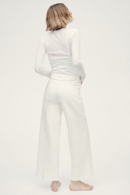 Wide High Waist Ankle Jeans - H&m фото 9