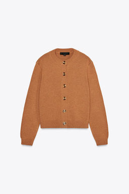 PLAIN KNIT CARDIGAN - Zara фото 4