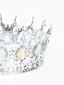 Набор декора для торта: топпер, корона, свеча