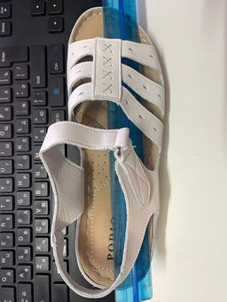 06-PEI02-1 WHITE Туфли летние женские (натуральная кожа) - No name фото 12