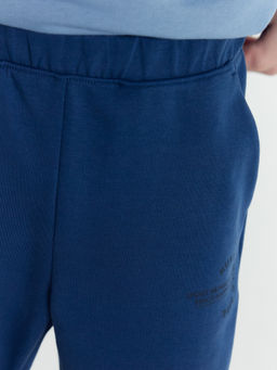 Брюки для мальчиков серо-синие с печатью - Mark formelle фото 4