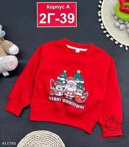 Кофта новогодняя с принтом - Bruno фото 3