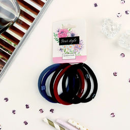 Цена за 2 шт. Резинки для волос «Классика», набор 6 шт., 5.5 см