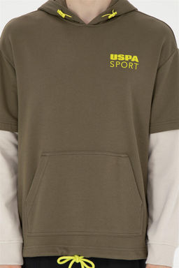 U. S. Polo Assn / Мужской свитшот цвета хаки - U.s. polo assn фото 6