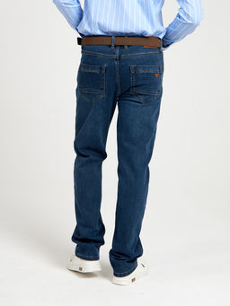 Утепленные мужские джинсы широкого кроя с начесом MOSSMORE