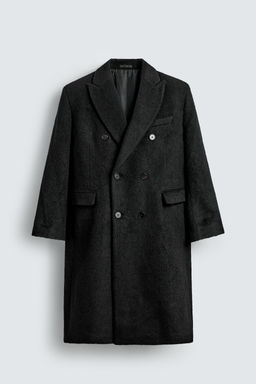 DOUBLE-BREASTED WOOL COAT - Zara фото 9