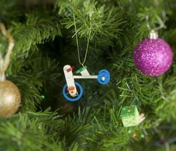 Елочная игрушка - Детский велосипед 1013 Classic Blue Wheels