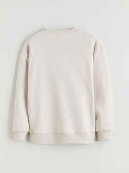 Bisiklet Yaka Erkek ?ocuk Sweatshirt