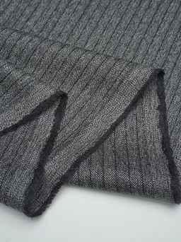 Шерсть костюмная Елочка-полоска цв.т.серый, ш.1.55м, шерсть-75%, п/э-25%, 230гр/м.кв - Купава фото 13