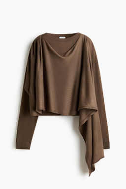 Jersey con detalle de fular