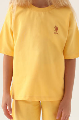 Желтый пижамный комплект для девочки Неожиданная скидка в корзине - U.s. polo assn фото 5