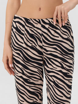 Бриджи домашние женские с анималистичным принтом - Mark formelle фото 3