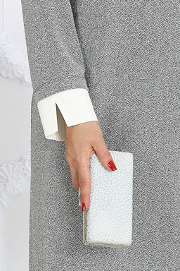 Платье Ninele 6036 серебро фото 12