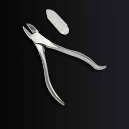 Кусачки педикюрные Premium, скрытая пружина, изогнутая ручка, 12,5 см, длина лезвия - 17 мм, цвет серебристый - Queen fair фото 2