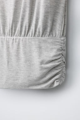 CAMISETA FLUIDA FAJ?N / Gris vigor? - Zara фото 5
