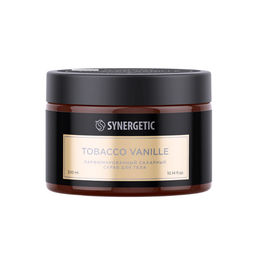 Натуральный кофейный скраб для тела SYNERGETIC Tobacco-vanille/табак-ваниль 300мл