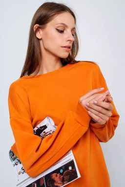 Свитшот #КТF003, терракот