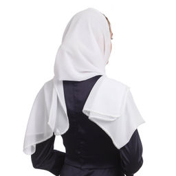 Палантин 193 х 75 см, цвет молочный - Мастерская ПОКРОВ фото 2