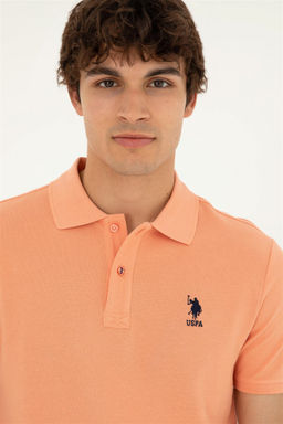 U. S. Polo Assn / Мужская базовая футболка Salmon - U.s. polo assn фото 2