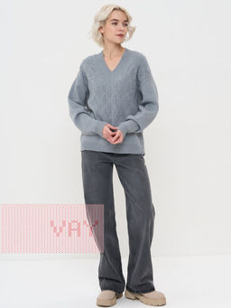 Джемпер женский 5232-41320. 0174 стальной