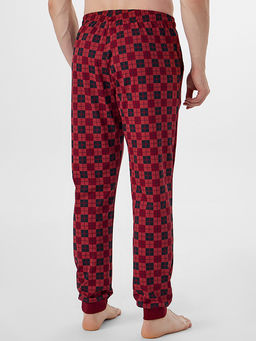 Брюки мужские домашние красные в клетку - Mark formelle фото 2