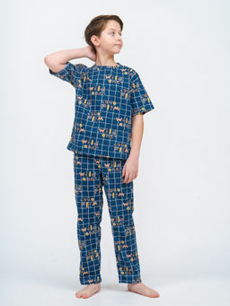 М28/1Д Костюм "Клетка/индиго"