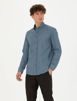 Mavi Slim Fit Uzun Kollu G_mlek