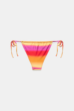 BRAGUITA BIKINI ESTAMPADO RAYAS LAZADAS / Rosa - Zara фото 5