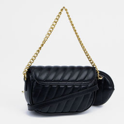 Сумка-мессенджер на клапане, цвет чёрный - Simaland фото 2