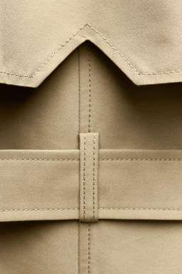 LONG TRENCH COAT WITH BELT - Zara фото 6