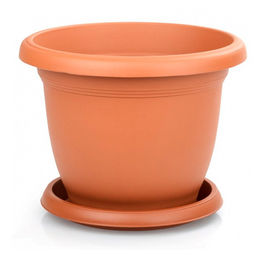 Горшок с поддоном Вилла Serinova 110л терракотовый 68 х 68 х 53см