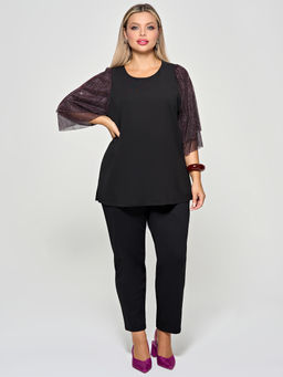 Футболка 0208-2 чёрный - Dora фото 119