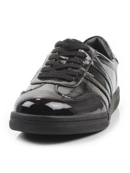 03-B6C-7AG BLACK Кеды женские (натуральная кожа)